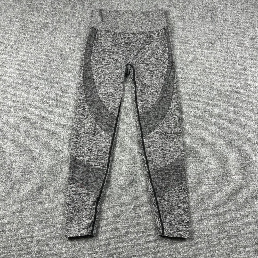 PINK Active Leggings Womens Small Grey Seamless High Waisted Contoured Gym Yoga